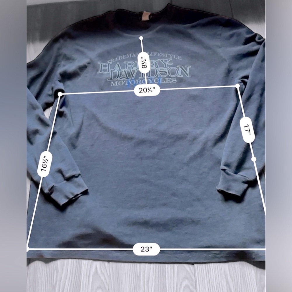 HARLEY DAVIDSON Men’s Graphic Reno Nevada Long Sleeve Tee - Picture 6 of 10